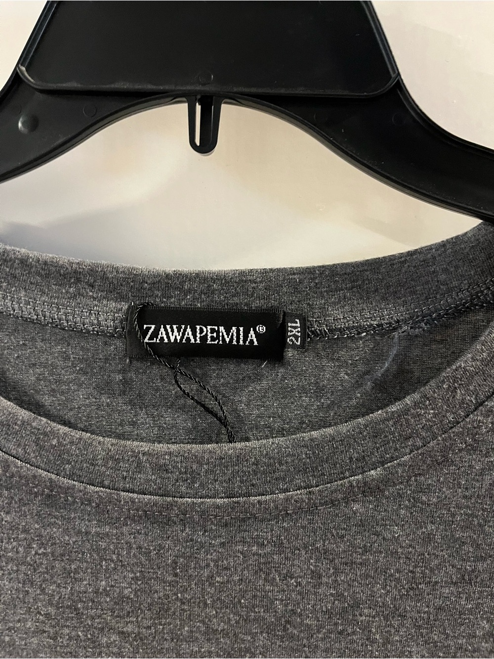 Zawapemia  Gray Crewneck Tee 2xl - Picture 2 of 7